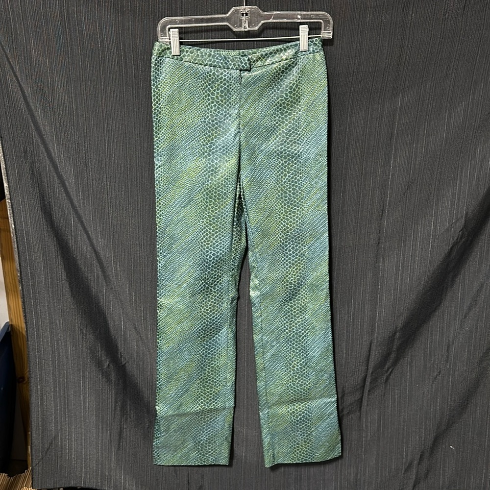 Express stretch /Green polyester/spandex‎ pants / size 1/2 / P-28